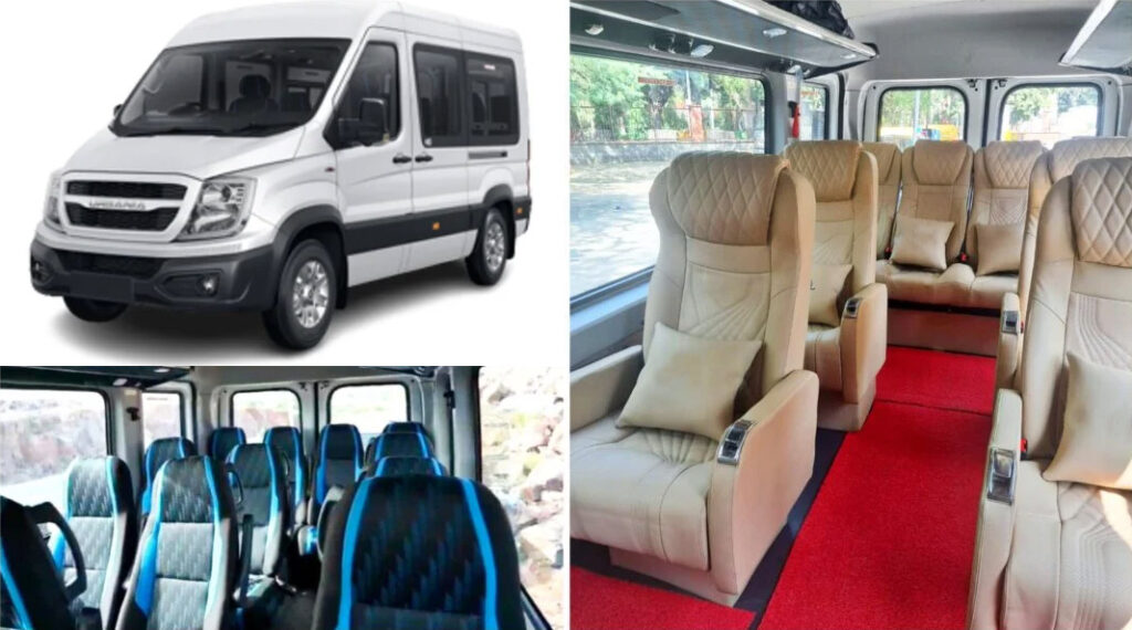 Force Urbania 9,12,17 Seater Tempo Traveller Rental Jaipur | Urbania Tempo Traveller hire in Jaipur rajasthan